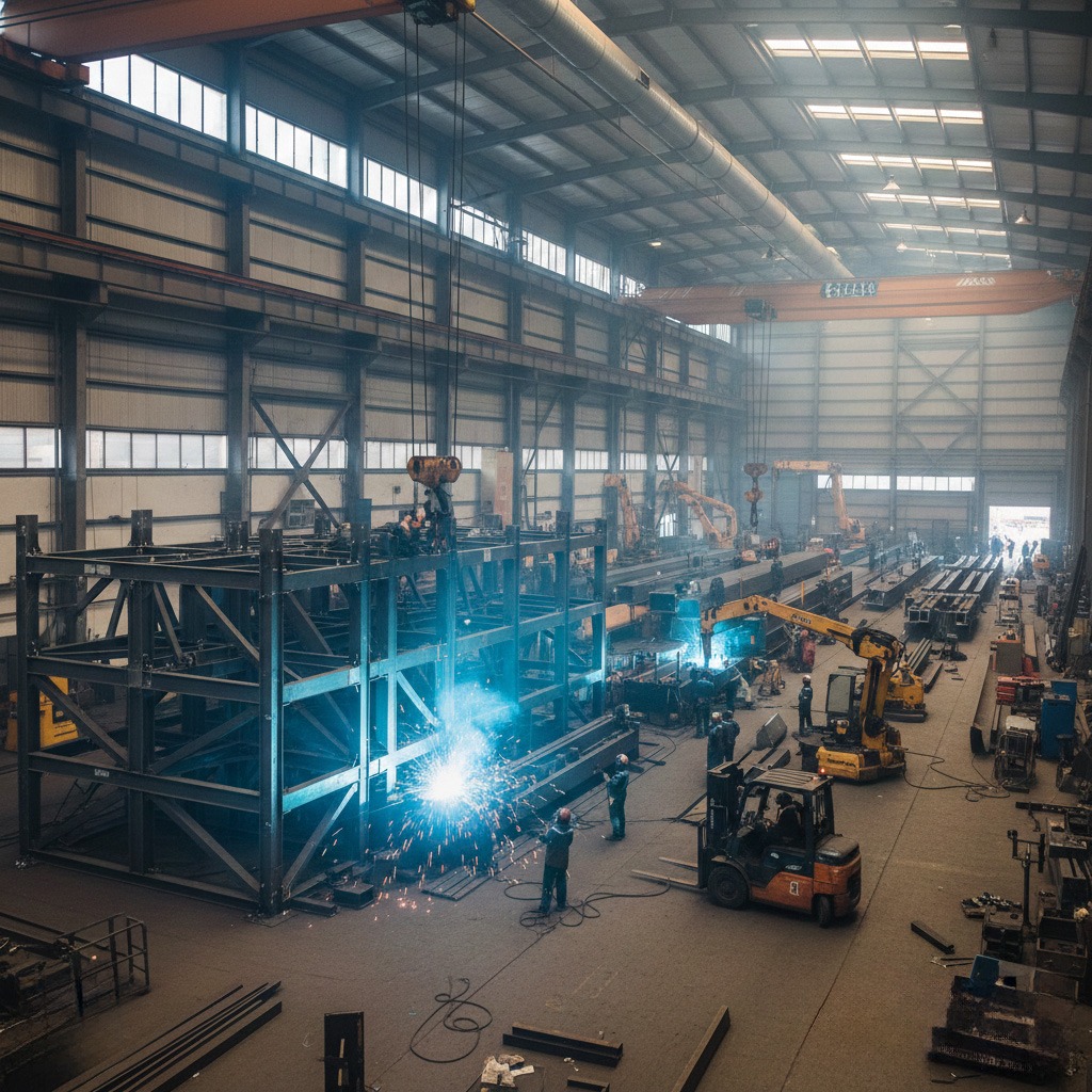 infraestructura industrial estructuras metálicas comerciales